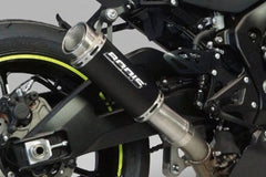 Bodis GPC-RS II, Slip-On, Stainless Steel Black for SUZUKI GSX-R1000 (2017-2019) | SGSXR1000-130
