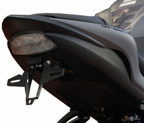 Bodis Exhaust License plate holder, Stainless Steel Black Powder-Coated, EU Homologated | SGSXS1000-001