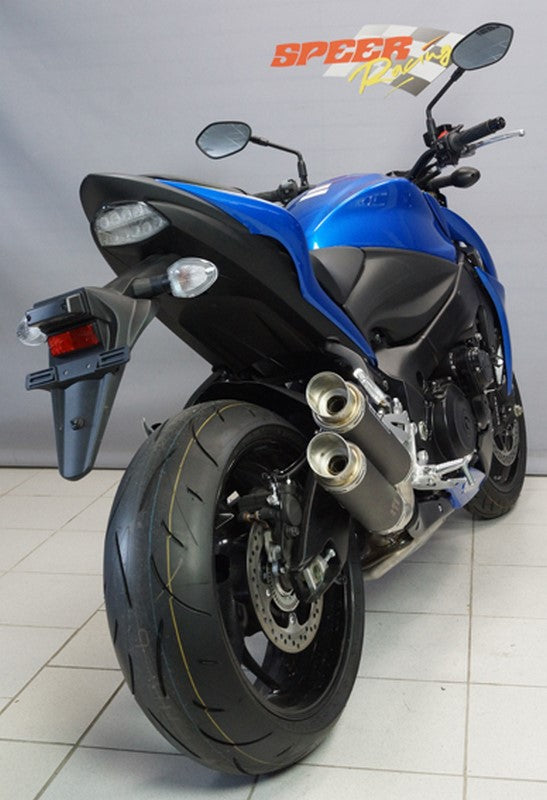 Bodis GPX2, Slip-On, Stainless Steel Black for SUZUKI GSX-S1000/F (2015-2016) | SGSXS1000-004