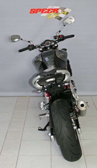 Bodis GPC-2, Slip-On, Stainless Steel Brushed for SUZUKI SV650 / Gladius (2009-2015) | SSFV650-001