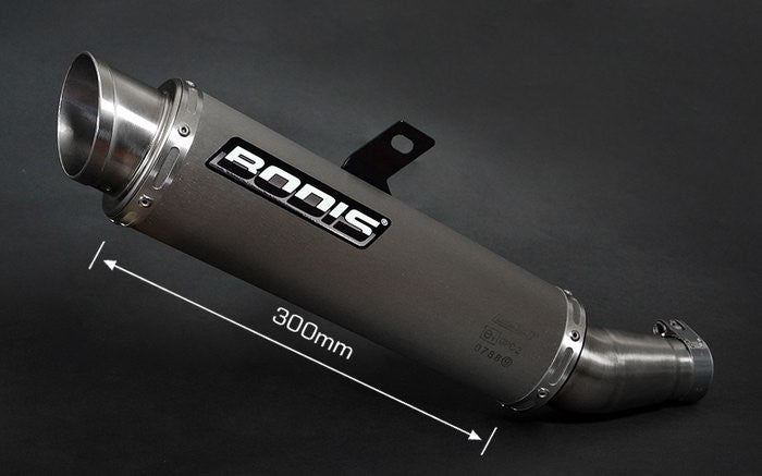 Bodis GPC-2, Slip-On, Stainless Steel Brushed for SUZUKI SV650 / Gladius (2009-2015) | SSFV650-001