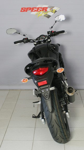 Bodis GPC-2, Slip-On, Stainless Steel Black for SUZUKI SV650 / Gladius (2009-2015) | SSFV650-002