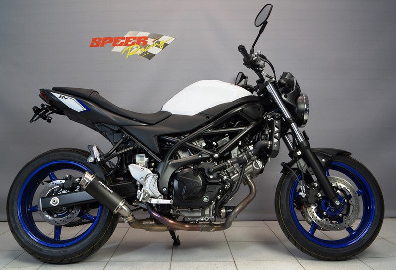 Bodis GPC-RS II, Slip-On, Stainless Steel Black for SUZUKI SV650 / Gladius (2016-2019) | SSV650-010