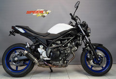 Bodis GPC-RS II, Slip-On, Stainless Steel Black for SUZUKI SV650 / Gladius (2016-2019) | SSV650-010
