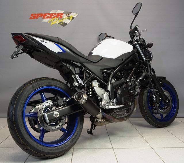 Bodis GPC-RS II, Slip-On, Stainless Steel Black for SUZUKI SV650 / Gladius (2016-2019) | SSV650-010