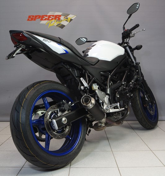 Bodis GPC-RS II, Slip-On, Stainless Steel Black for SUZUKI SV650 / Gladius (2016-2019) | SSV650-010