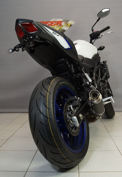 Bodis GPC-RS II, Slip-On, Stainless Steel Black for SUZUKI SV650 / Gladius (2016-2019) | SSV650-010
