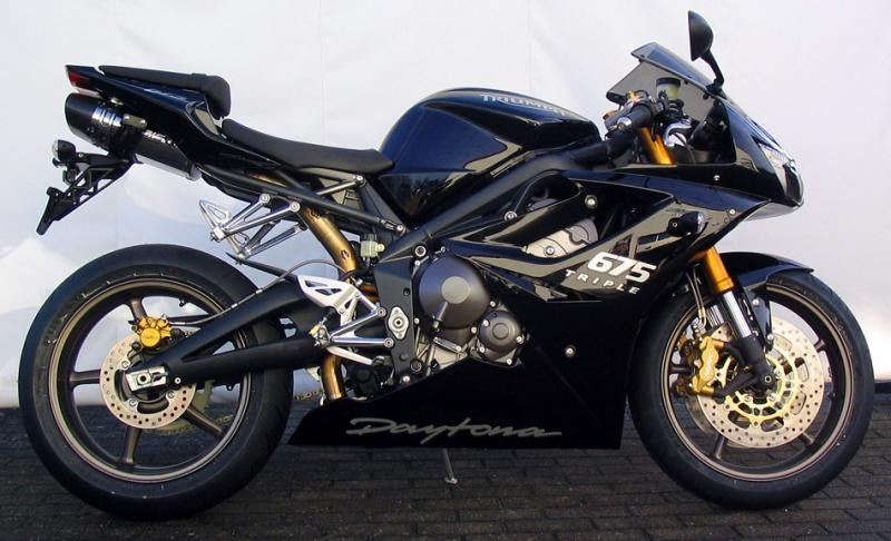 Bodis OVAL Q1, Slip-On, Stainless Steel for TRIUMPH Daytona 675 (2006-2012) | TDAY-001