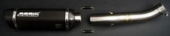 Bodis OVAL Q1-S, Slip-On, Stainless Steel Black for TRIUMPH Daytona 675 (2006-2012) | TDAY-010