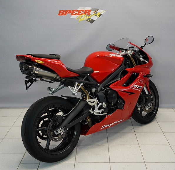 Bodis OVAL Q1-S, Slip-On, Titan for TRIUMPH Daytona 675 (2006-2012) | TDAY-011