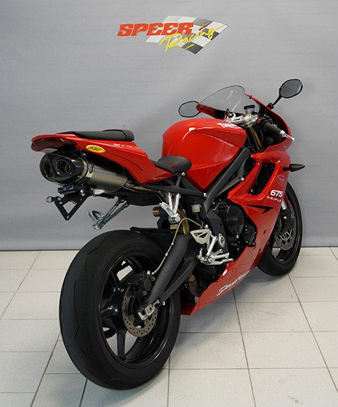 Bodis OVAL Q1-S, Slip-On, Titan for TRIUMPH Daytona 675 (2006-2012) | TDAY-011