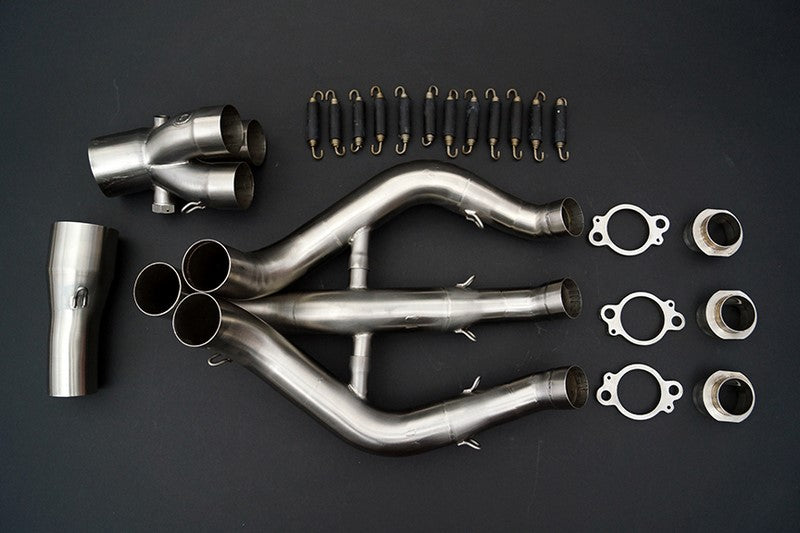 Bodis Manifold for Slip-On, Stainless Steel for TRIUMPH Daytona 675 (2013-2017) | TDAY-014