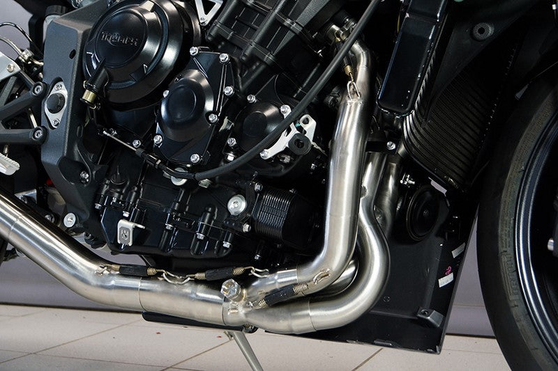 Bodis Manifold for DM60mm connection, Stainless Steel for TRIUMPH Daytona 675 (2013-2017) | TDAY-015