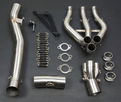 Bodis Manifold for DM60mm connection, Stainless Steel for TRIUMPH Daytona 675 (2013-2017) | TDAY-015