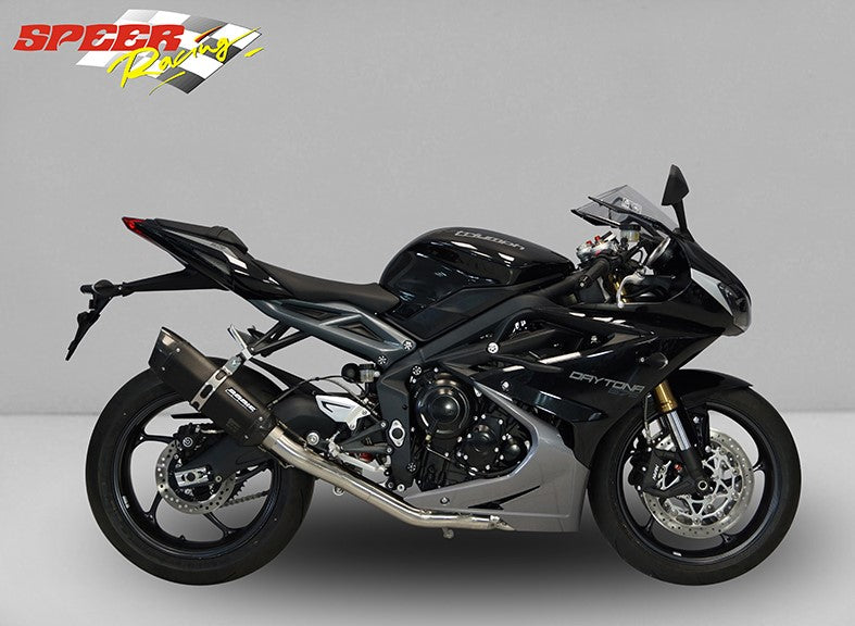 Bodis P-TEC II, CPL-System 3-1, Stainless Steel Black for TRIUMPH Daytona 675 (2013-2017) | TDAY-016