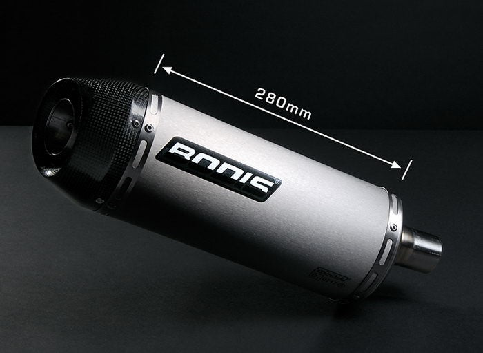 Bodis OVAL-TEC, Slip-On-set 3-2, Stainless Steel Brushed for TRIUMPH Speed Triple (2005-2010) | TSPT1050-001