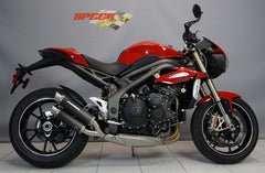 Bodis GPX2, Slip-On, Stainless Steel Black for TRIUMPH Speed Triple (2016-2017) | TSPT1050-007