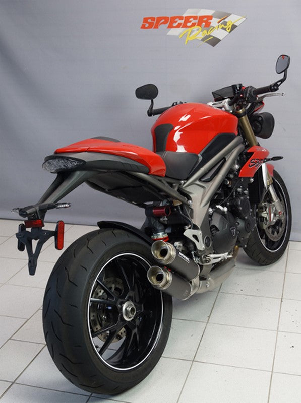 Bodis GPX2, Slip-On, Stainless Steel Black for TRIUMPH Speed Triple (2016-2017) | TSPT1050-007