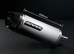 Bodis Exhaust Slip-On-set 3-2 OVAL-TEC, Stainless Steel Brushed, Catalyzer : Original, EU Homologated | TSTT675-001