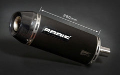 Bodis Exhaust Slip-On-set 3-2 OVAL-TEC, Stainless Steel Black, Catalyzer : Original, EU Homologated | TSTT675-002