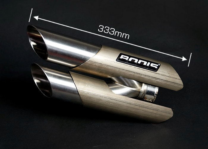 Bodis Exhaust Slip-On DUOBOLICO-UE, Titan, Catalyzer : Original, EU Homologated | TSTT675-003
