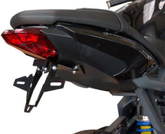 Bodis Exhaust License plate holder, Stainless Steel Black Powder-Coated | TSTT765-002