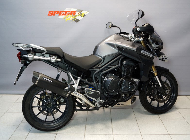 Bodis PENTA-TEC, Slip-On, Stainless Steel Black for TRIUMPH Tiger Explorer (2012-2015) | TTI1200-001