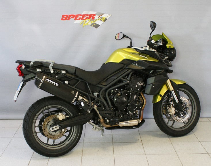 Bodis PENTA-TEC, Slip-On, Stainless Steel Black for TRIUMPH Tiger 800 (2011-2014) | TTI800-001