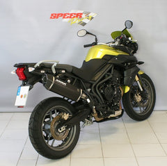 Bodis PENTA-TEC, Slip-On, Stainless Steel Black for TRIUMPH Tiger 800 (2011-2014) | TTI800-001