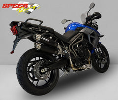 Bodis GPC-X2, Slip-On, Stainless Steel Black for TRIUMPH Tiger 800 (2015-2016) | TTI800-002