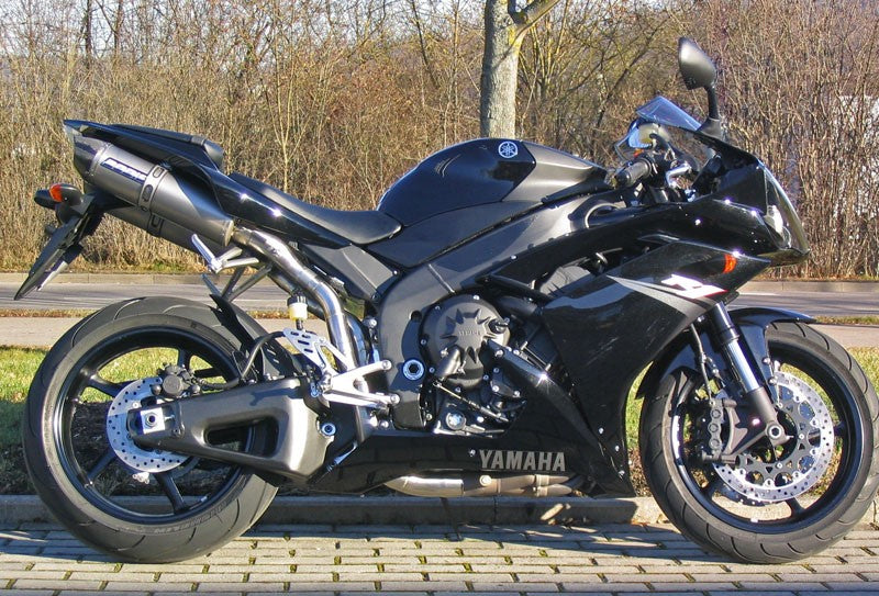 Bodis OVAL Q2C, Slip-On-set 4-2, Titan for YAMAHA YZF R1-R1M (2007-2008) | YR1-041