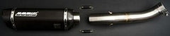 Bodis OVAL Q2C, Slip-On-set 4-2, Stainless Steel Black for YAMAHA YZF R1-R1M (2007-2008) | YR1-050