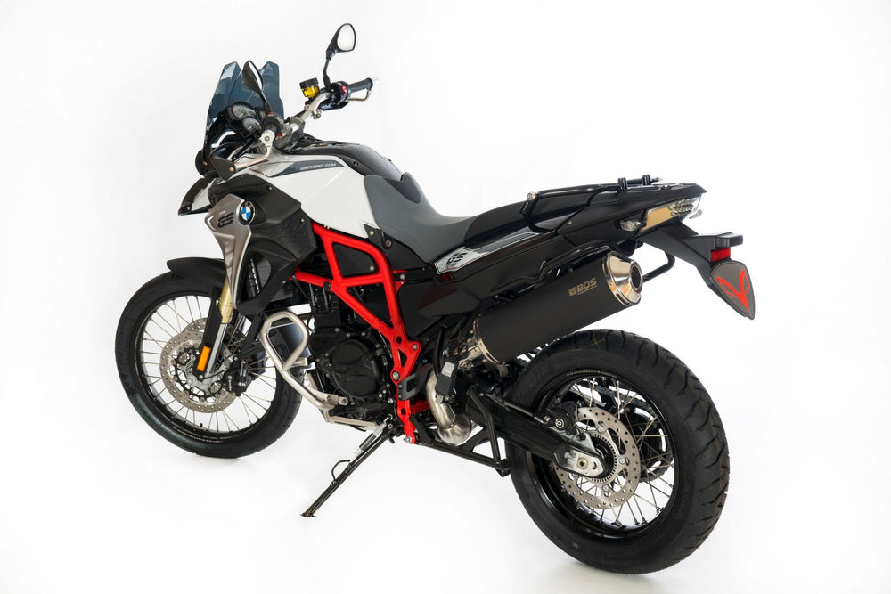 BOS Oval 120S Slip/On Exhaust EG Stainless Steel Matt For BMW F 650 GS 2008-2012 | 0811080S