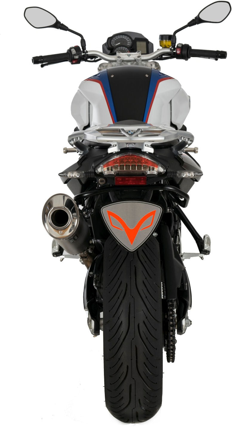 BOS Oval 120S Slip/On Exhaust EG Stainless Steel matt For BMW F 800 R 2009-2016 | 0911080S