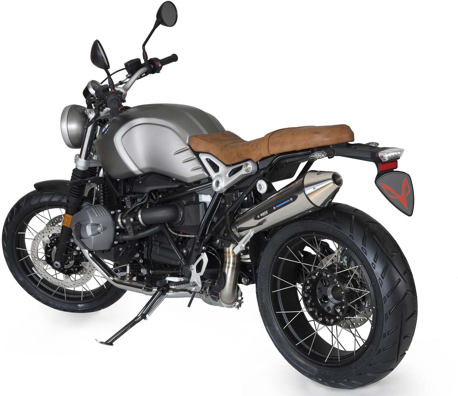 BOS Taper (2-1) upper Slip/On Exhaust EG (Euro 4) Stainless Steel poliert For BMW R nine T (alle Modelle) 2017- | 1710012S-high