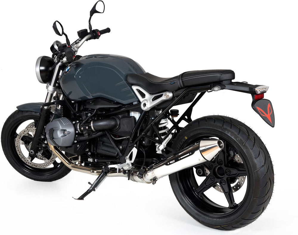BOS Taper (2-1) lower Slip/On Exhaust EG (Euro 4) Stainless Steel poliert For BMW R nine T (alle Modelle) 2017- | 1710012S-low