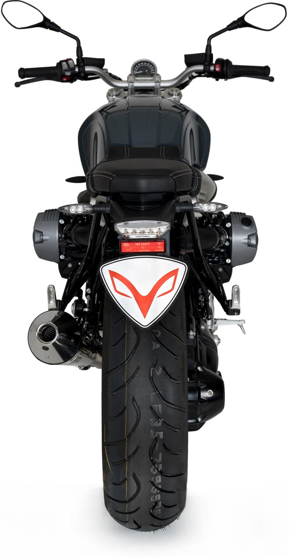 BOS Taper (2-1) lower Slip/On Exhaust EG (Euro 4) Stainless Steel poliert For BMW R nine T (alle Modelle) 2017- | 1710012S-low
