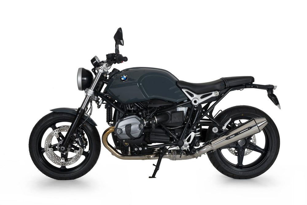 BOS Taper (2-1) lower Slip/On Exhaust EG (Euro 4) Stainless Steel poliert For BMW R nine T (alle Modelle) 2017- | 1710012S-low