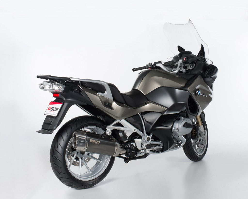 BOS Desert Fox Slip/On Exhaust EG (Euro 4) Carbon Steel For BMW R 1200 RT 2017-2018 | 1740032CS