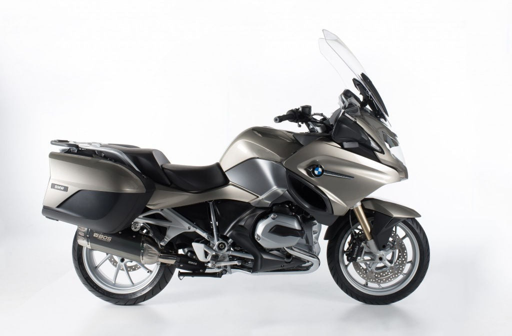 BOS Desert Fox Slip/On Exhaust EG (Euro 4) Stainless Steel matt For BMW R 1200 RT 2017-2018 | 1740032SM