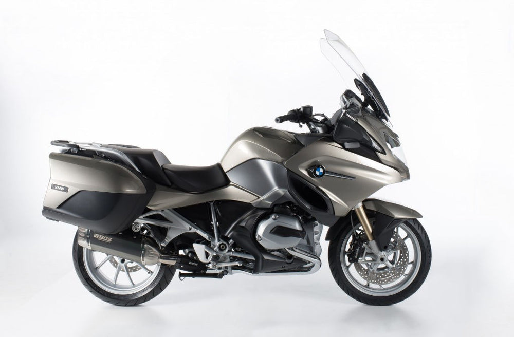 BOS Desert Fox Slip/On Exhaust EG (Euro 4) Stainless Steel matt For BMW R 1200 RT 2017-2018 | 1740032SM