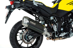 BOS Desert Fox Slip/On Exhaust EG (Euro 4) Carbon Steel For SUZUKI DL 1000 V-Strom 2017- | 1740510CS