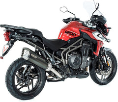BOS Desert Fox Slip/On Exhaust EG (Euro 4) Carbon Steel For TRIUMPH Tiger 1200 XC/XR 2017 | 1740812CS