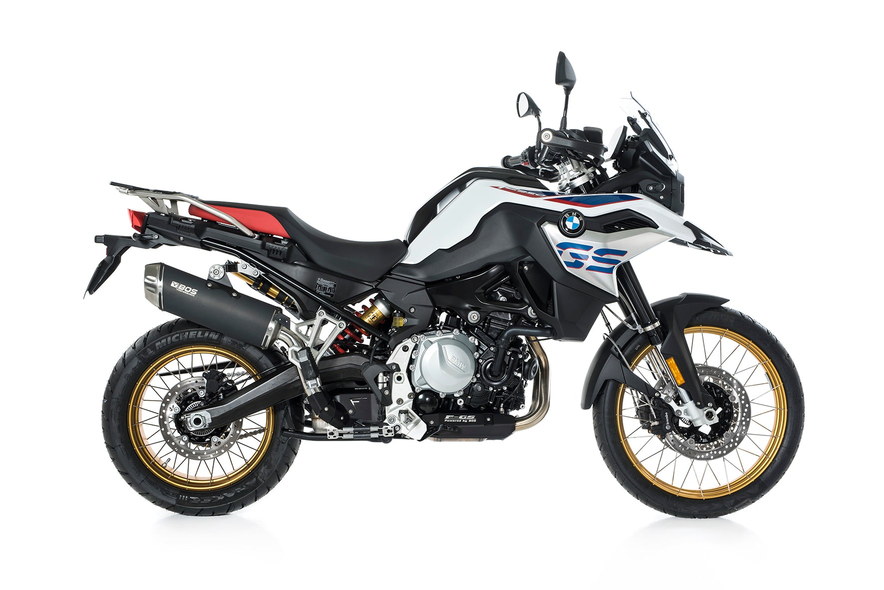 BOS Dunefox Slip/On Exhaust EG (Euro 4) Black edition For BMW F 750 GS/ F 850 GS 2017- | 1840085B