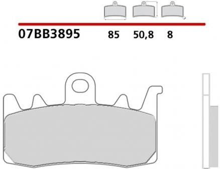 Brembo FRONT BRAKE PADS SET MV AGUSTA STRADALE 800 2015 | 07BB3895