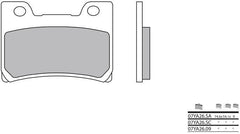 BREMBO Brake Pads 07YA26SC Sintered Metal | 07YA26SC