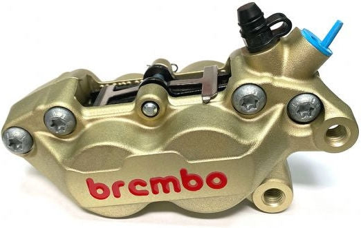 Brembo FRONT RIGHT BRAKE CALIPER GOLD SERIES 40MM P4 30/34 RED LOGO | 20516584