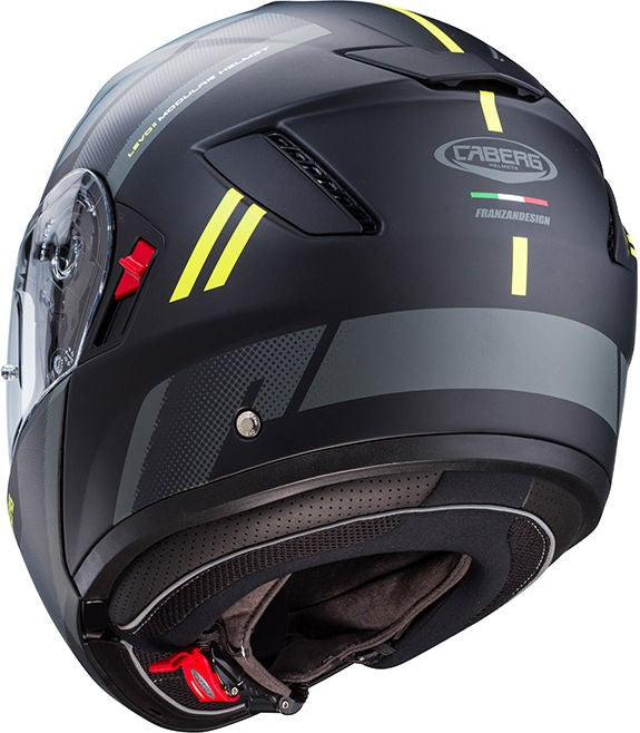 CABERG LEVO X MANTA MODULAR HELMET BLACK YELLLOW | C0GE60C1