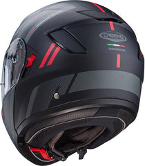 CABERG LEVO X MANTA MODULAR HELMET BLACK RED | C0GE60H9