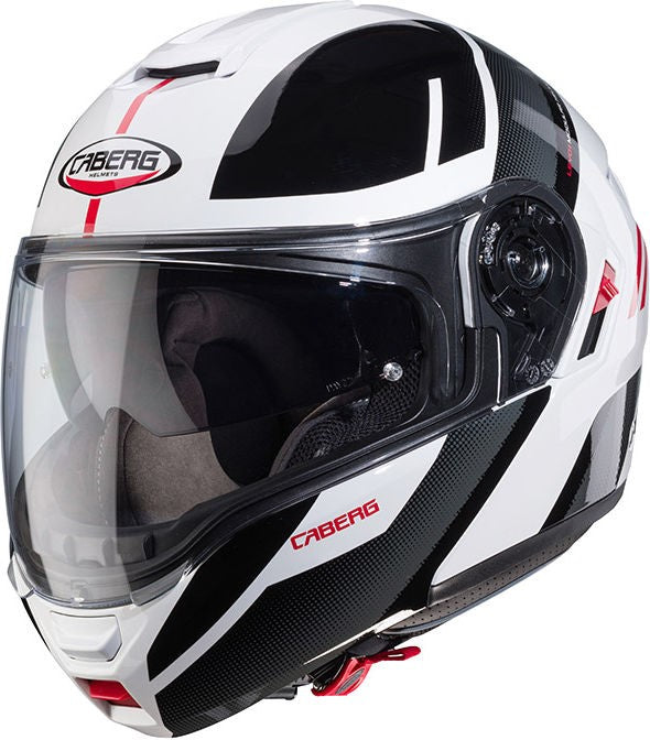 CABERG LEVO X MANTA MODULAR HELMET WHITE RED | C0GE60L3